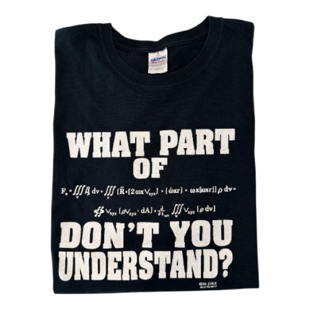 🚨Science Math Geek Black Gildan T-shirt 3XL